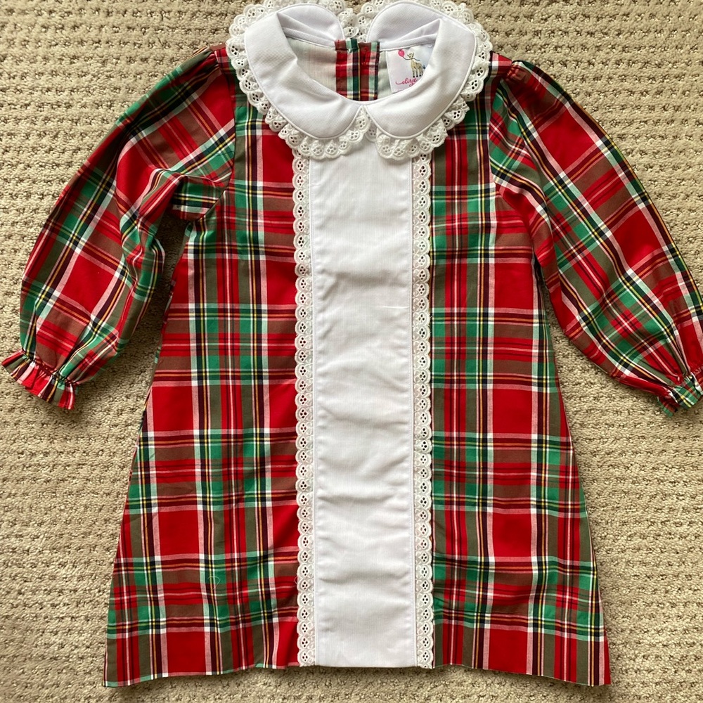 Plaid holiday dress 4T